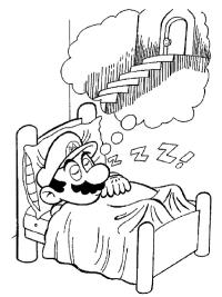 Mario nukkuu
