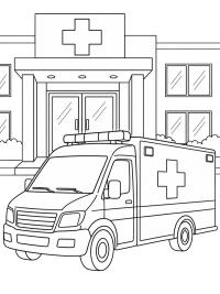 Ambulanssi sairaalalla