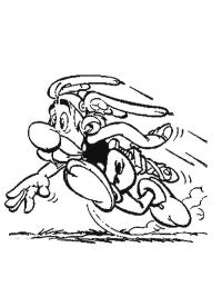 Asterix juoksee