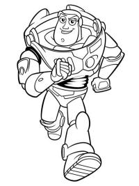 Buzz Lightyear juoksee