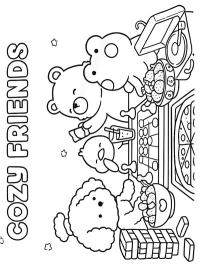 Cozy Friends pelaamassa lautapelej&auml;