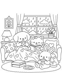 Cozy ja kotoisa sadepäivä