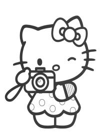 Hello Kitty valokuvaa