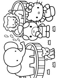 Hello Kitty eläintarhassa