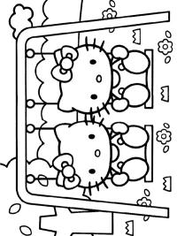 Hello Kitty keinussa