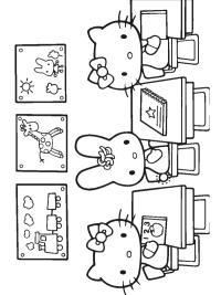 Hello Kitty koulussa