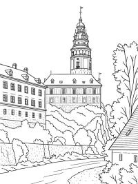 Česk&yacute; Krumlov -linna