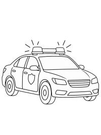 Poliisiauton hälytysvalot
