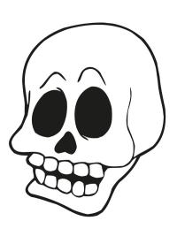 Halloween-pääkallo