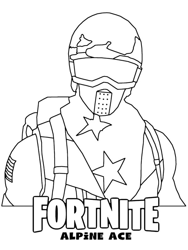 Alpine ace (Fortnite) värityskuva Alpine ace (Fortnite) värityskuva