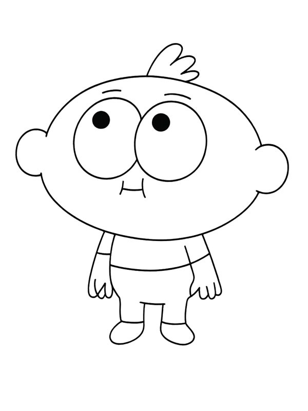 Benny (Big City Greens) värityskuva Benny (Big City Greens) värityskuva