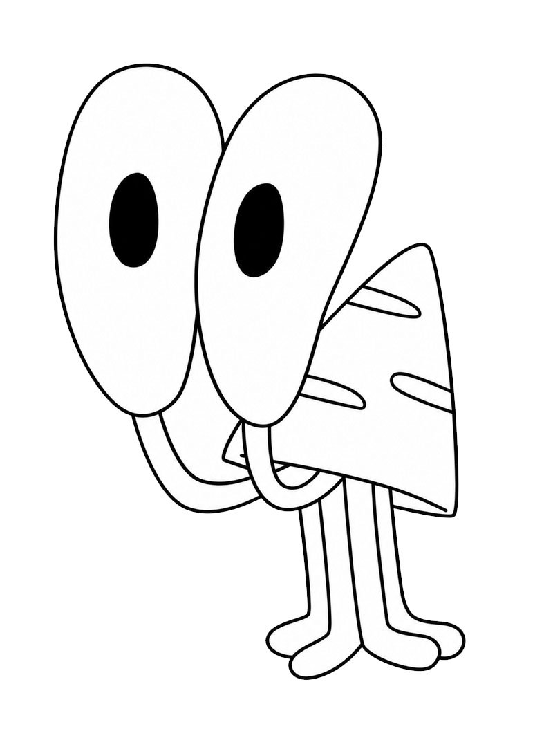 Bernie (Zig ja Sharko) värityskuva Bernie (Zig ja Sharko) värityskuva