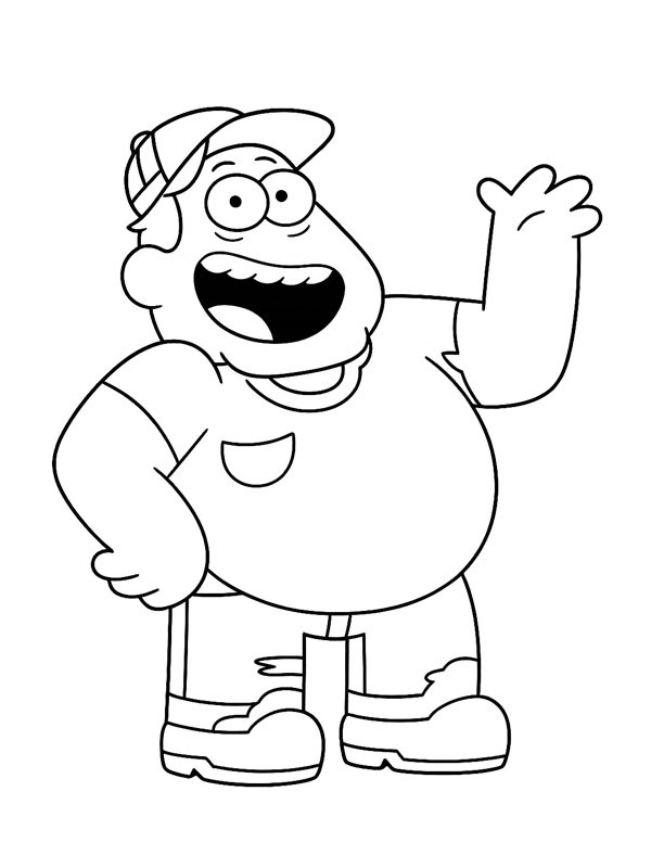 Bill Green (Big City Greens) värityskuva Bill Green (Big City Greens) värityskuva