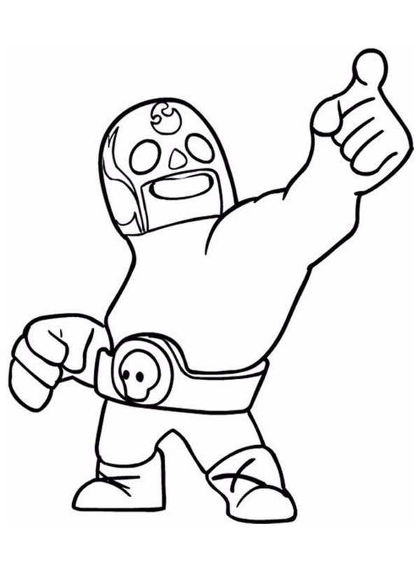 Brawl Stars El primo värityskuva Brawl Stars El primo värityskuva