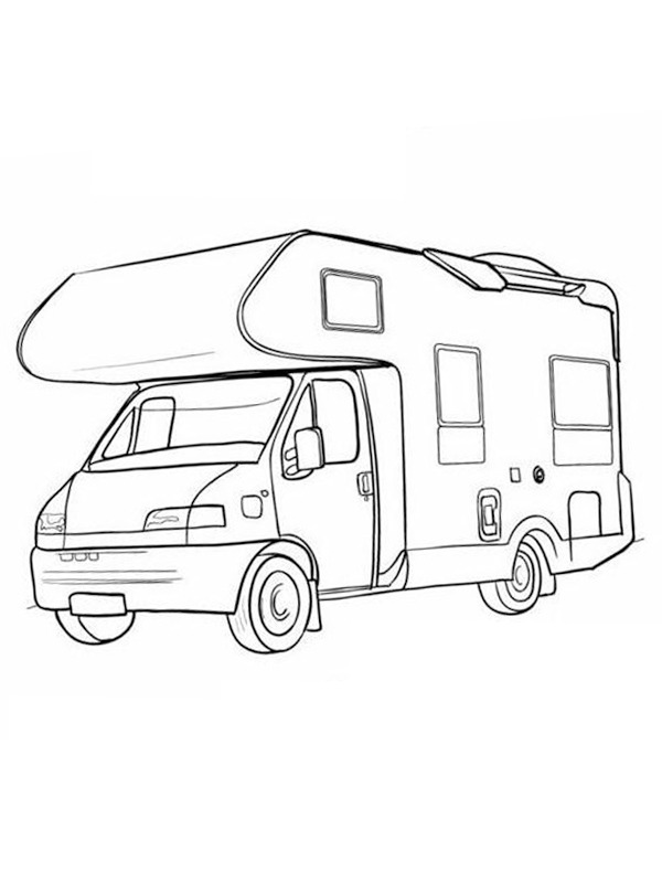 Fiat Ducato Camper värityskuva Fiat Ducato Camper värityskuva