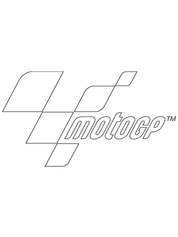 MotoGP-logo värityskuva MotoGP-logo värityskuva