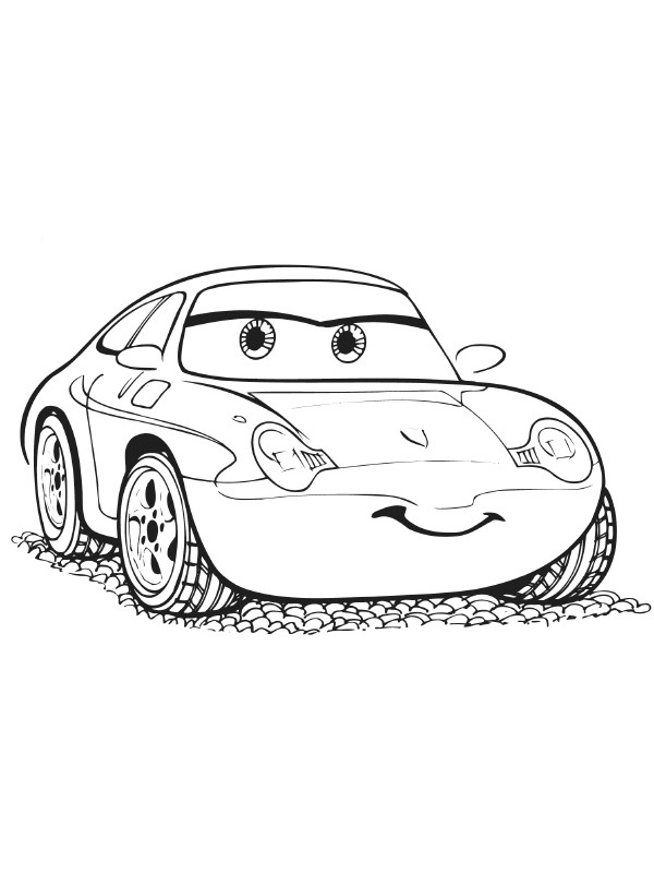 Salli Carrera (Autot) värityskuva Salli Carrera (Autot) värityskuva