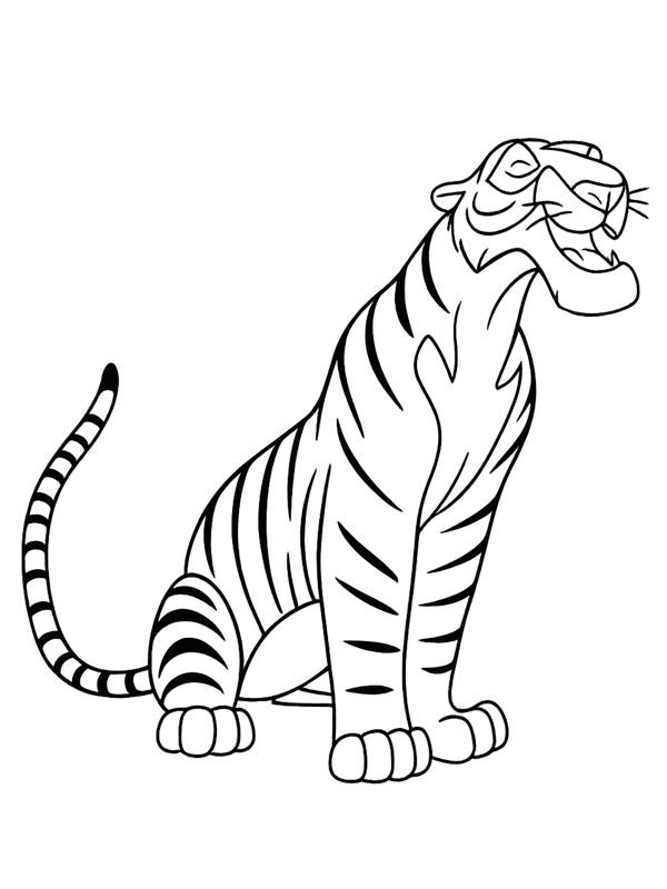 Shere Khan värityskuva Shere Khan värityskuva