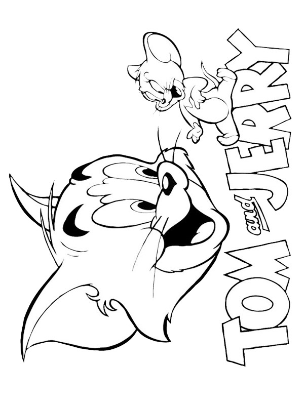 Tom ja Jerry värityskuva Tom ja Jerry värityskuva