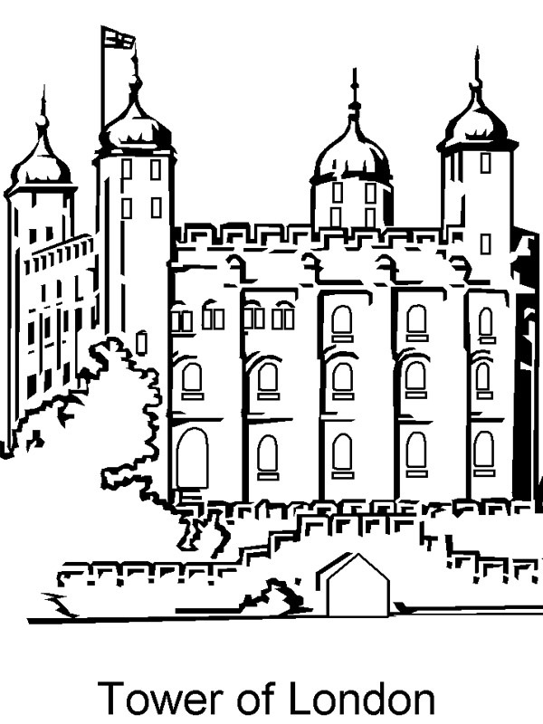 Tower of London värityskuva Tower of London värityskuva