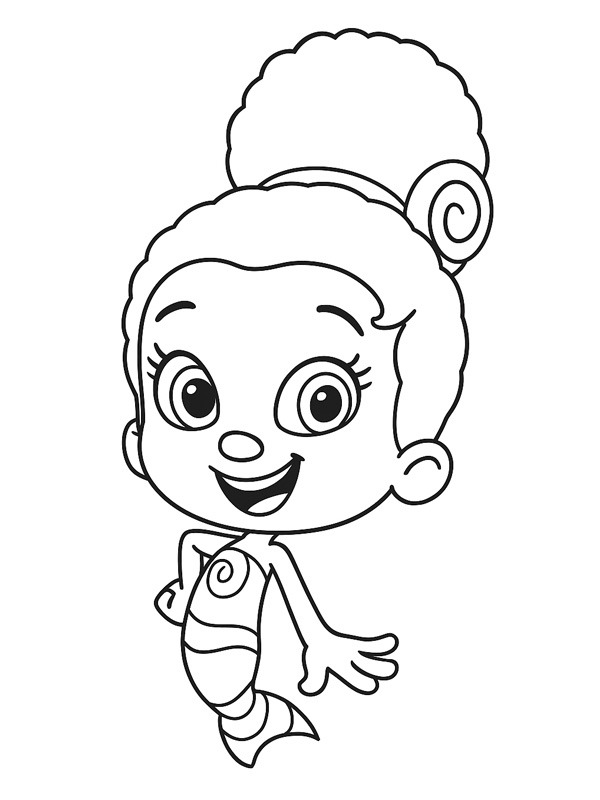 Zooli (Bubble Guppies) värityskuva Zooli (Bubble Guppies) värityskuva